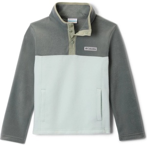 Columbia Детски поларен пуловер Columbia Kid's Steens Mtn II 1/4 Snap Fleece Pull-Over Fleece jumper - Tea Light / Sedona Sage / Safari (704-4214-1314)