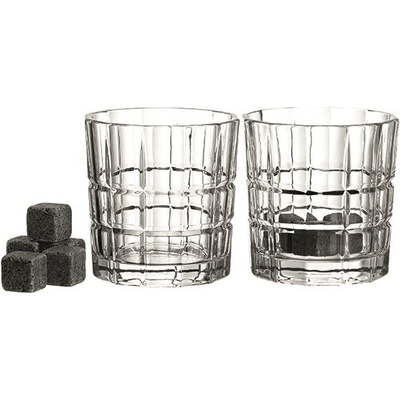 Leonardo Sklenice na koňak SPIRITTI SET + kostky 2 x 360 ml