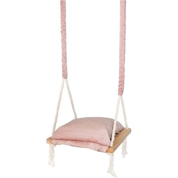 Kruzzel 18027 Interiérová houpačka 3v1 růžová