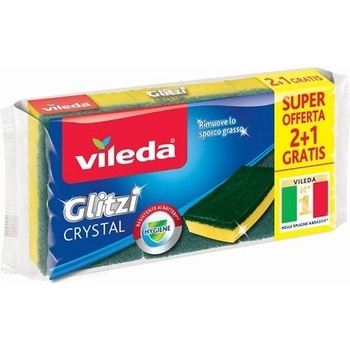 Vileda Гъба за съдове Vileda Glitzi Antibacterial 3 бр (3462)