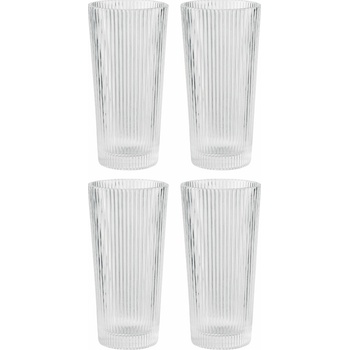 Stelton Dlhý pohár na nápoje PILASTRO číry 4 x 300 ml