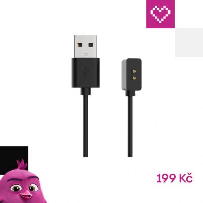 FIXED USB-A Charging Cable for Xiaomi Mi Band/Smart Band 8/9/Pro/Active, black FIXDW-1176 – Sleviste.cz
