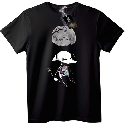 NOONEBRAND Тениска Готическа Лунна Невеста - 2XL, White