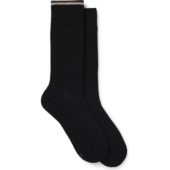 Image 1 of Boss Чорапи Boss Men's Light Rib Crew Socks - Black 001