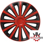 Versaco Тасове за джанти 13'' Versaco Trend Red / Black (56202) - avtochastikrasi