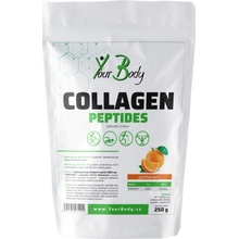 Yourbody COLLAGEN PEPTIDES pomeranč 250 g