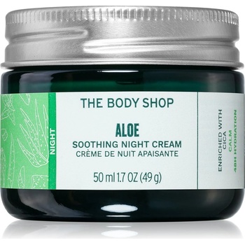 The Body Shop Aloe Soothing Night Cream успокояващ нощен крем за чувствителна кожа на лицето 50ml