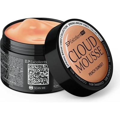 Excellent Pro stavební gel Cloud Mousse peachy sunset 15g