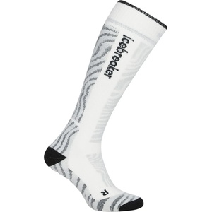 Icebreaker Мъжки ски чорапи Icebreaker Merino Ski+ Medium OTC Mountain Contour Ski socks - Snow / Black / Ether - размер 42-44 (EU) (201-8552-0612)