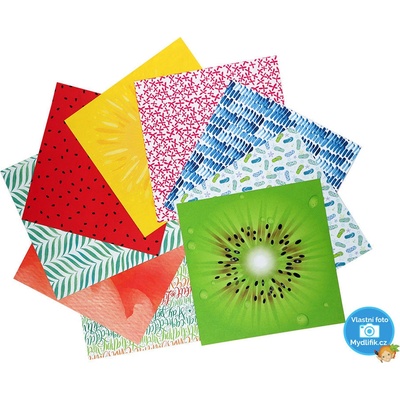 Folia Max Bringmann Origami papír TROPICAL 15 x 15 cm 50 archů