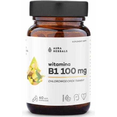 Aura Herbals Vitamin B1 100 mg 60 kapslí