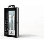 Gembird high-quality silicone 8-pin charging and data transmission cable 1.5m white