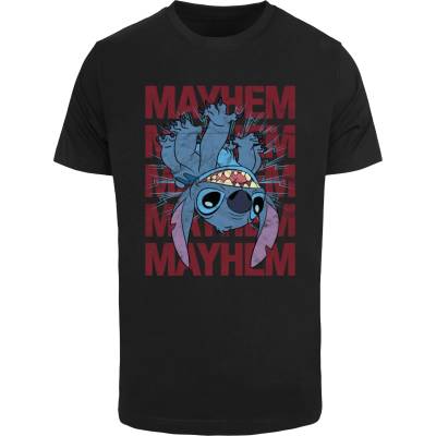 MERCHCODE Тениска Lilo & Stitch Mayhem Tee black XXLUB-MC1244-00007 - , размер L
