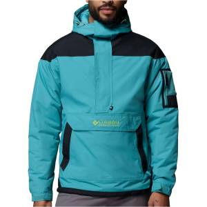 Columbia Мъжко зимно яке Columbia Challenger II Insulated Pullover Winter jacket - Teal / Black - размер XS (004-7524-0311)