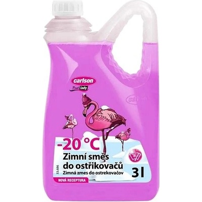 Carlson Zimní kapalina do ostřikovačů Pink Lady -20°C 3 l