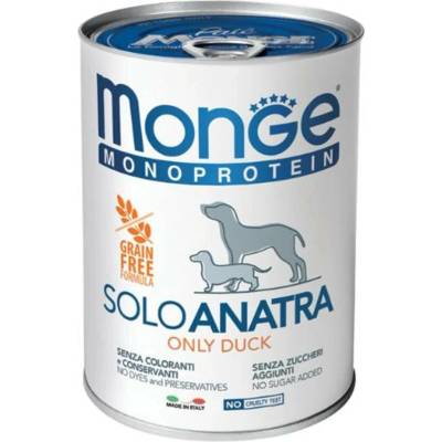 Monge Dog Monoprotein Paštéta 100% duck 400 g