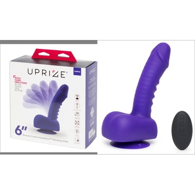 Uprize 6" Remote Control AutoErect Vibrating Realistic