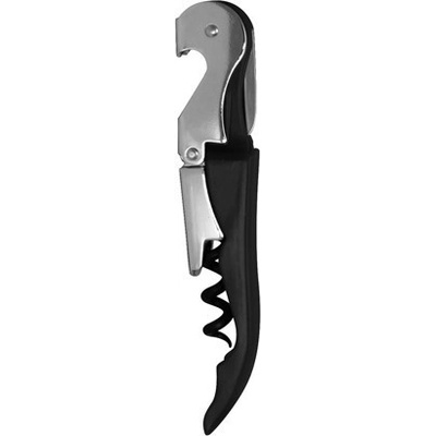 Dvoufázová vývrtka na víno černá – Zboží Mobilmania