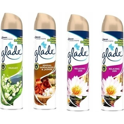 GLADE by BRISE Osvěžovač vzduchu sprej (aerosol) 4 x 300 ml mix
