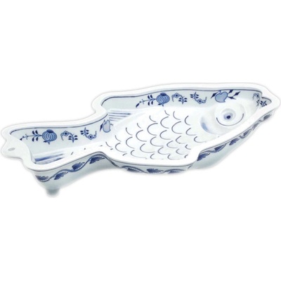 Český porcelán Dubí Cibulák forma kapr 37cm 10621