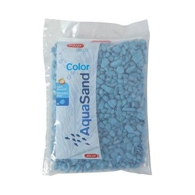 Zolux štěrk Color Ekai modrý 1 kg