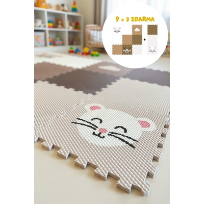 Minideckfloor podlaha 12 dílů myšky méďa mráček 25 12 05 – Zboží Dáma