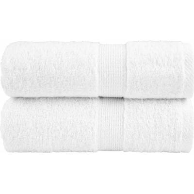 vidaXL Премиум кърпи за пране SOLUND 2 бр. бели 30x30 см 600 г/м2 (137116)