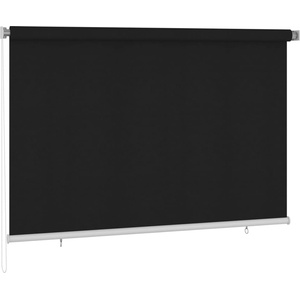 vidaXL Външна ролетна щора, 225(Ш)x140(В) см, черна (312947)