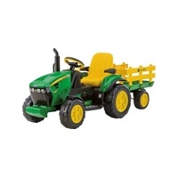 Peg-perego John Deere Ground Force traktor s vlečkou 12V zelená