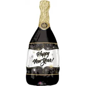 Amscan Балон от фолио - Шампанско Happy New Year!