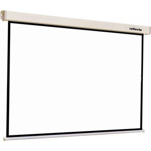 ESTILLO Екран за стена 240x240 см, бял, черна рамка, 11кг (EST-SCREEN-ROLLER-240) - BestPC