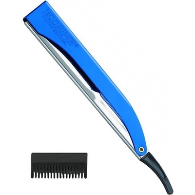 Kiepe Professional Pre Cut BLUE kadernícka britva s efilačnými nástavcom modrá