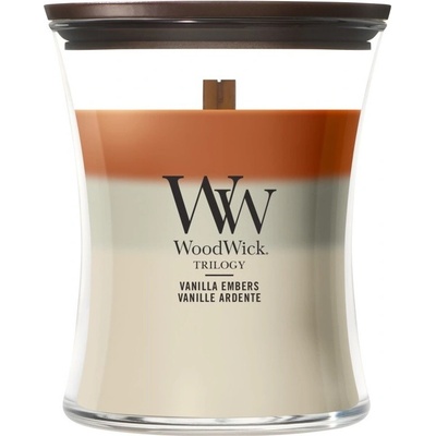 WoodWick Trilogy Vanilla Embers 275 g