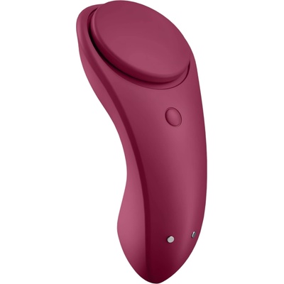 Satisfyer Sexy Secret - умен водоустойчив вибратор за бикини (червен)