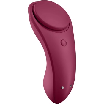 Satisfyer Sexy Secret - умен водоустойчив вибратор за бикини (червен)