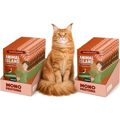 ANIMAL ISLAND Mono Křepelka 20 x 100g