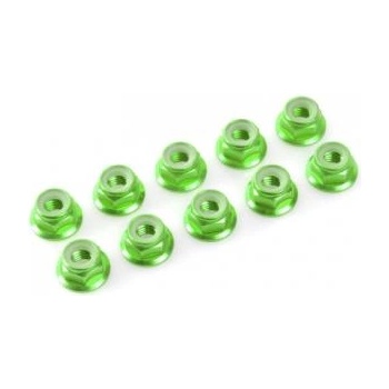 Revtec Самозаключваща се гайка с пр. m5 алуминий зелен (10)