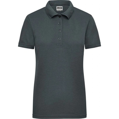 James & Nicholson JN 829 Dámske pracovné piqué polo sivá Carbon