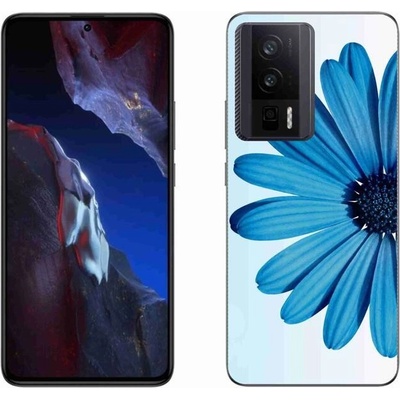 Pouzdro mmCase Gelové Xiaomi Poco F5 Pro - modrá kopretina