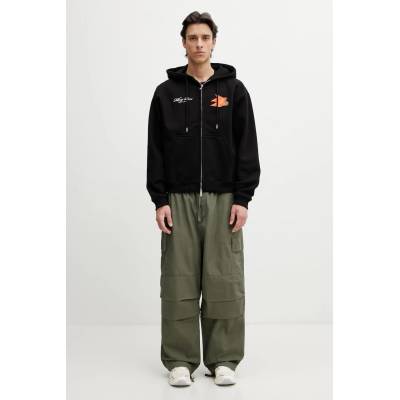 Filling Pieces уголемен мъжки памучен суичър Zucchini (412633501289.130)