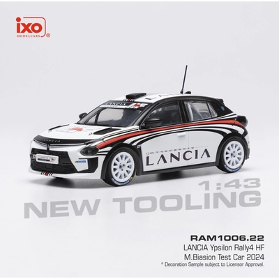 Lancia Ypsilon Rally4 HF Test Car 2024 BiasionIXO 1:43