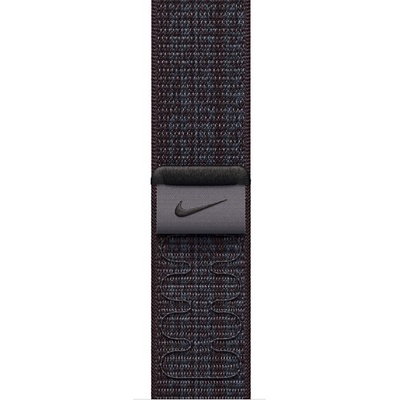 Apple Каишка Apple - Nike Sport Loop, Apple Watch, 40 mm, Black/Blue (mc1l4zm/a)