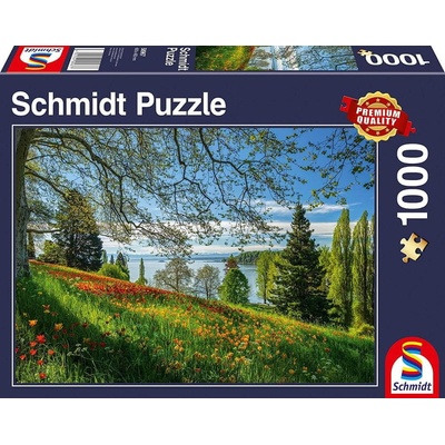 SCHMIDT Kvetoucí tulipány na ostrově Mainau 1000 dielov