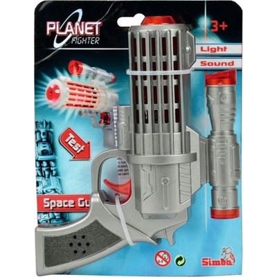 Simba Planet Fighter Laserová pistole 16 cm Světlo Zvuk