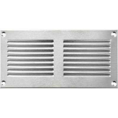 Ventishop KVMn 200x100 nerezová větrací mřížka se síťkou, nerez