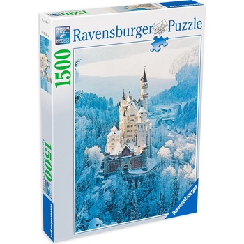 Ravensburger Пъзел Ravensburger от 1500 части - Замъкът Нойшванщайн през зимата (16219)
