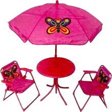 Idea Dětský zahradní set Motýl růžový