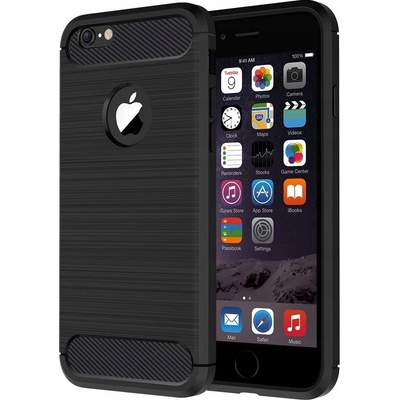 Forcell Carbon Apple iPhone 6/6S - čierne