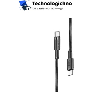 XO Кабел XO Type-C - Type-C 100W NB-Q199 1.5m Black (3800165089592)