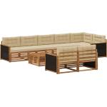 vidaXL Комплект дивани за открито 9 бр (3383526)